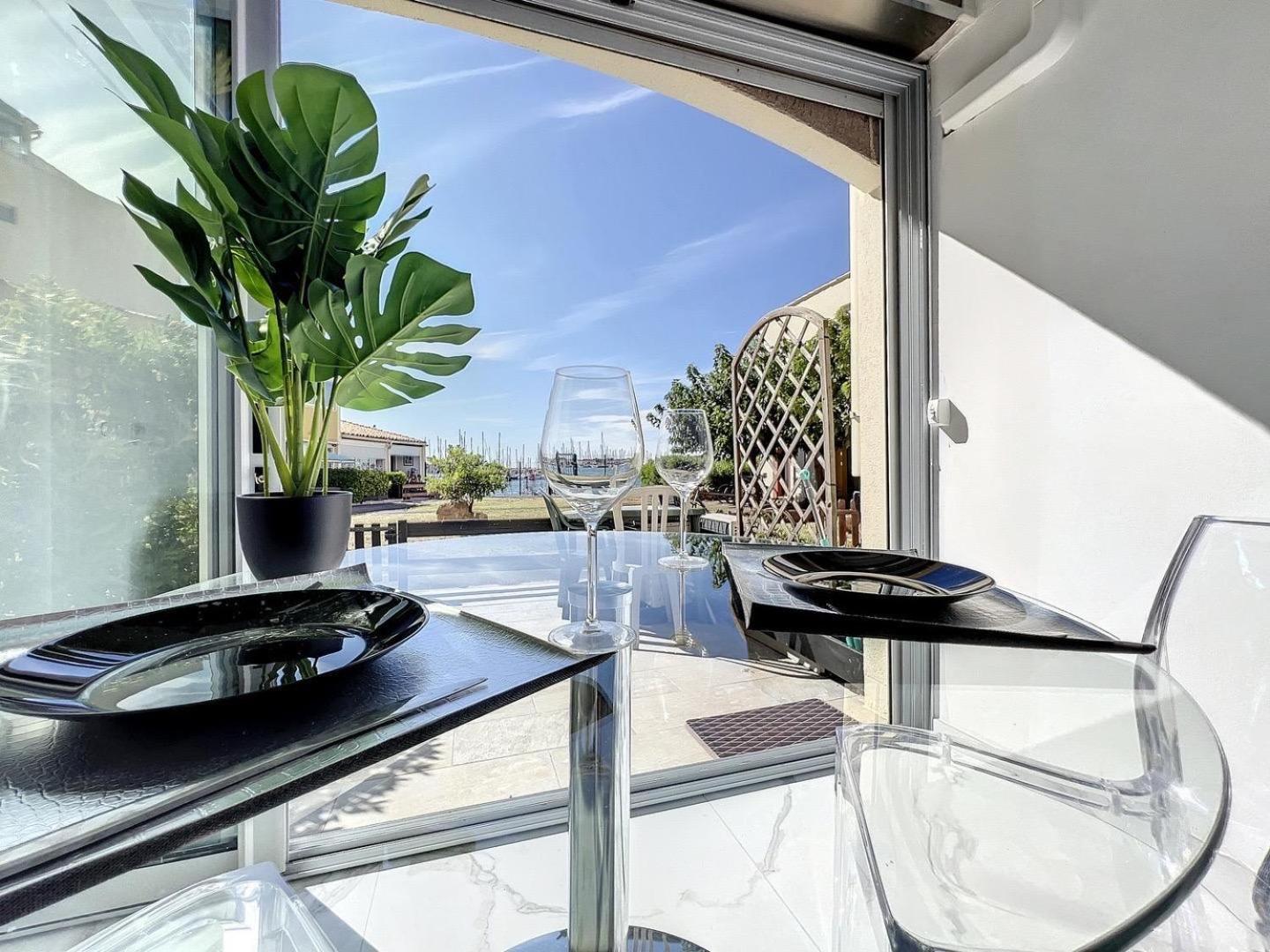 Studio Prestige Avec Terrasse, Ile Des Pecheurs, Vue Port Agde Eksteriør billede